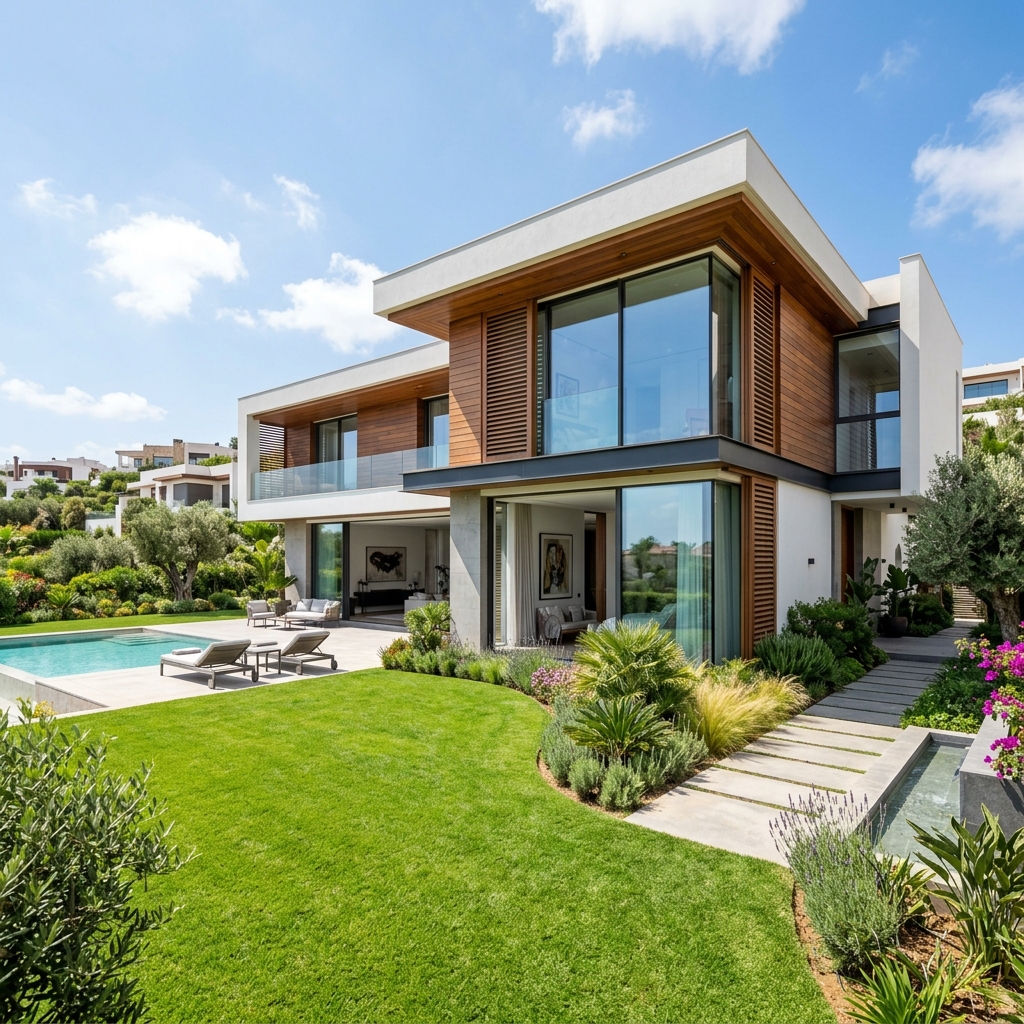 Villa Moderne en Location — Quartier Prisé